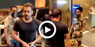 Young CISF officer stops Salman Khan at Mumbai Airport, asks him to complete mandatory security check first
