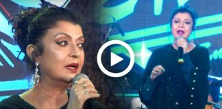 Debashree Roy Singing Aar Koto Raat Eka Thakbo gone Viral on Social Media