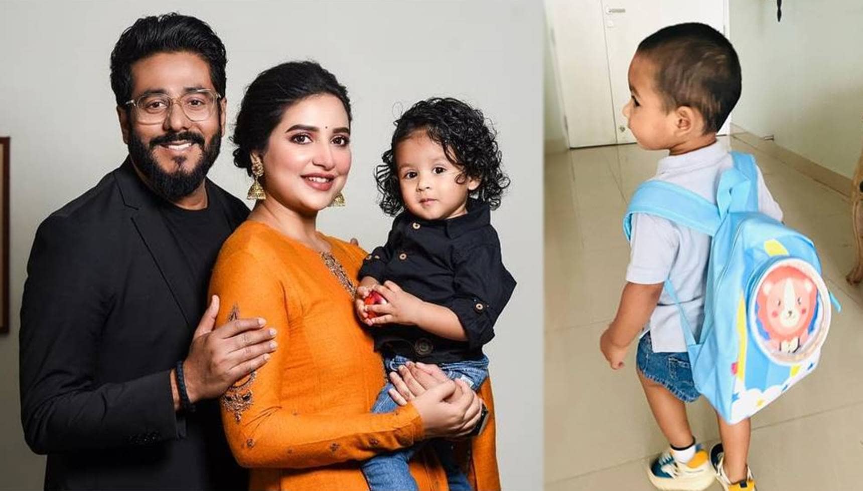 Raj Chakraborty and Subhasree Ganguly`s Son Yuvan Started His School From Today
