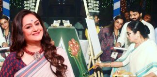 Sudipa Chatterjee Praised Chief Minister Mamata Banerjee for Her Precious Painting