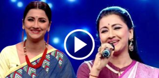 Rachana Banerjee singing Hindi song on stage overwhelmed the audience