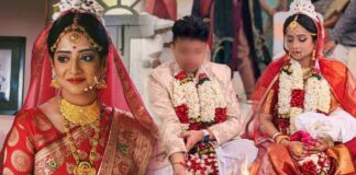Toami Amai Mile Fame Roosha Chatterjee Ushasie Get Married To Anuranan Roy Chowdhury