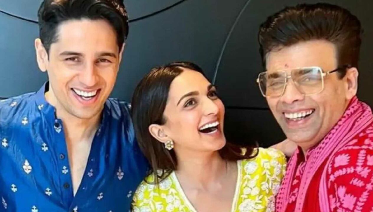 SIDDHARTH MALHOTRA AND KIARA ADBANI AND KARAN JOHAR