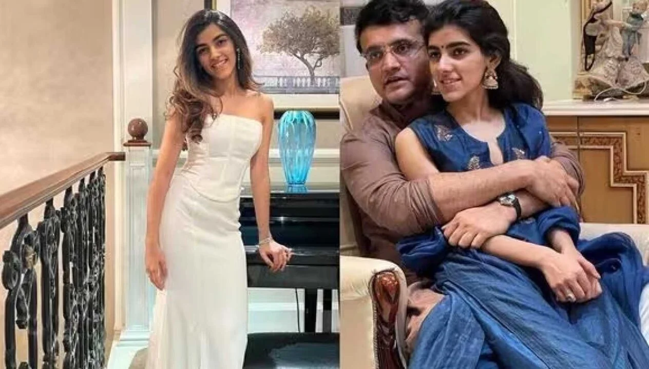 SOURAV GANGULY AND SANA GANGULY