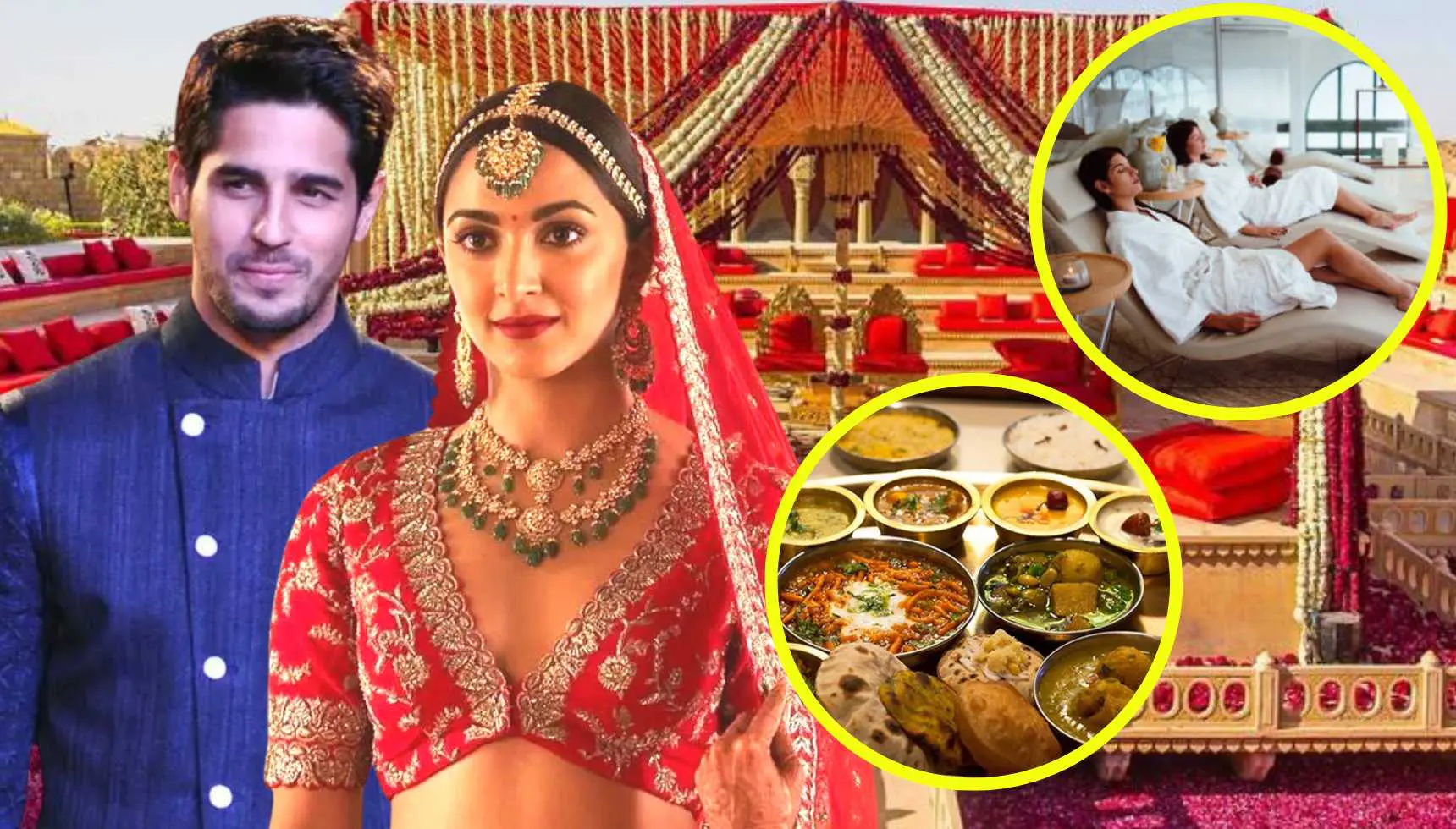 Siddharth Malhotra And Kiara Advani`s Luxary Arrangements For Invited Members In Their Marriage