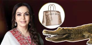 The Price Of Nita Ambani`s Hand Bag Made Of Hermès Himalaya Crocodile Skin And Diamond