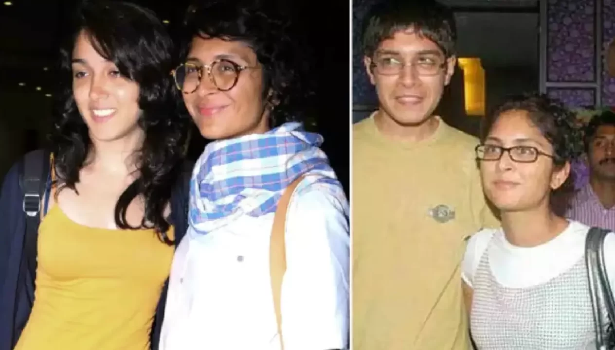 KIRAN RAO IRA KHAN AND JUNAID KHAN