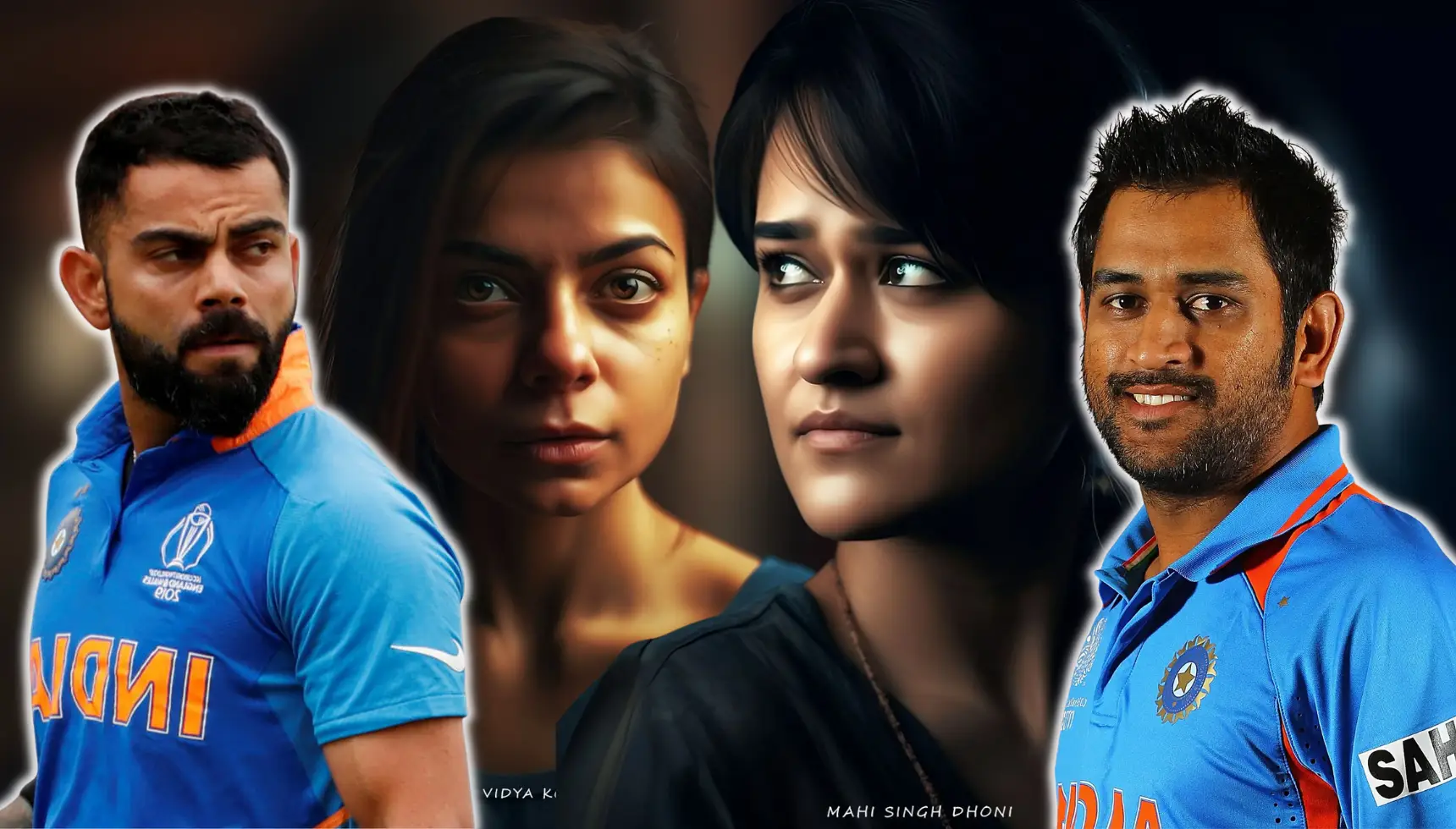 AI Creates Indian Crickters Look As If They Were Women Including Virat Kohli To MS Dhoni