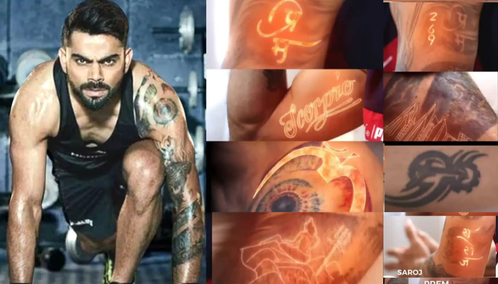 Virat Kohli Tattoo It took 14 hours to get tattooed on Kohlis hand  Importance of this new tattoo  Latest Cricket News of today India
