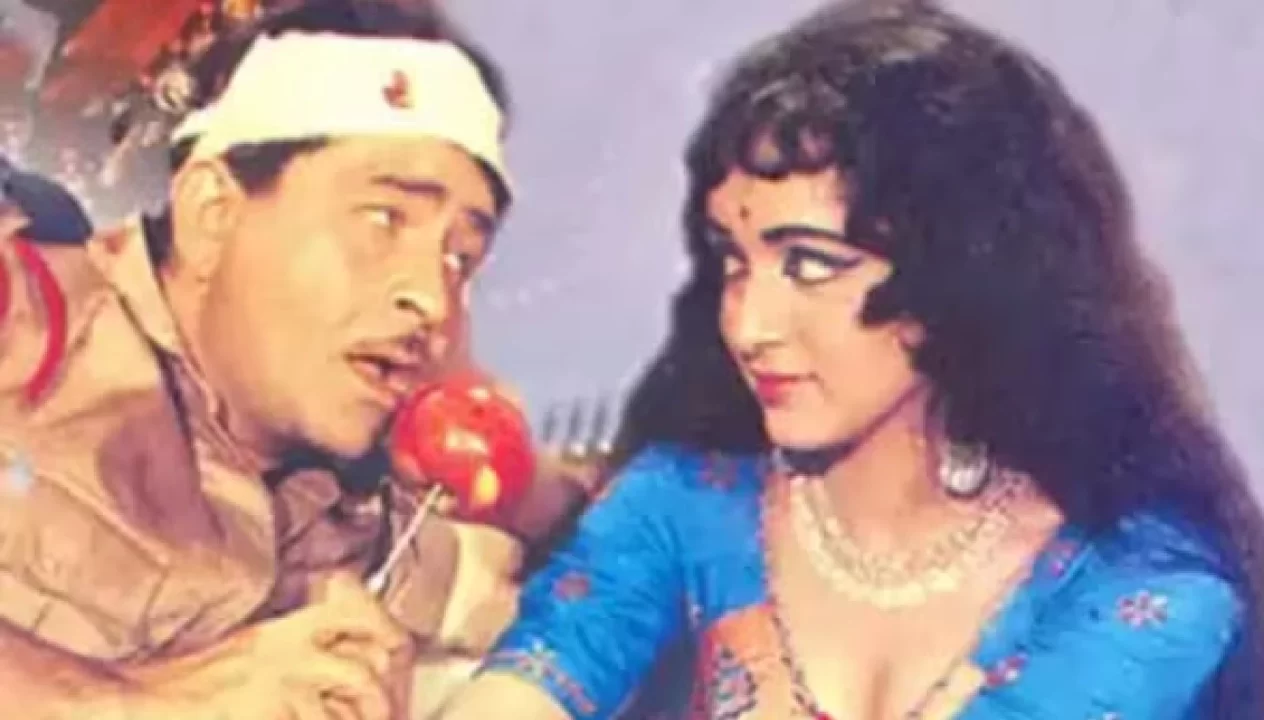 HEMA MALINI AND RAJ KAPOOR