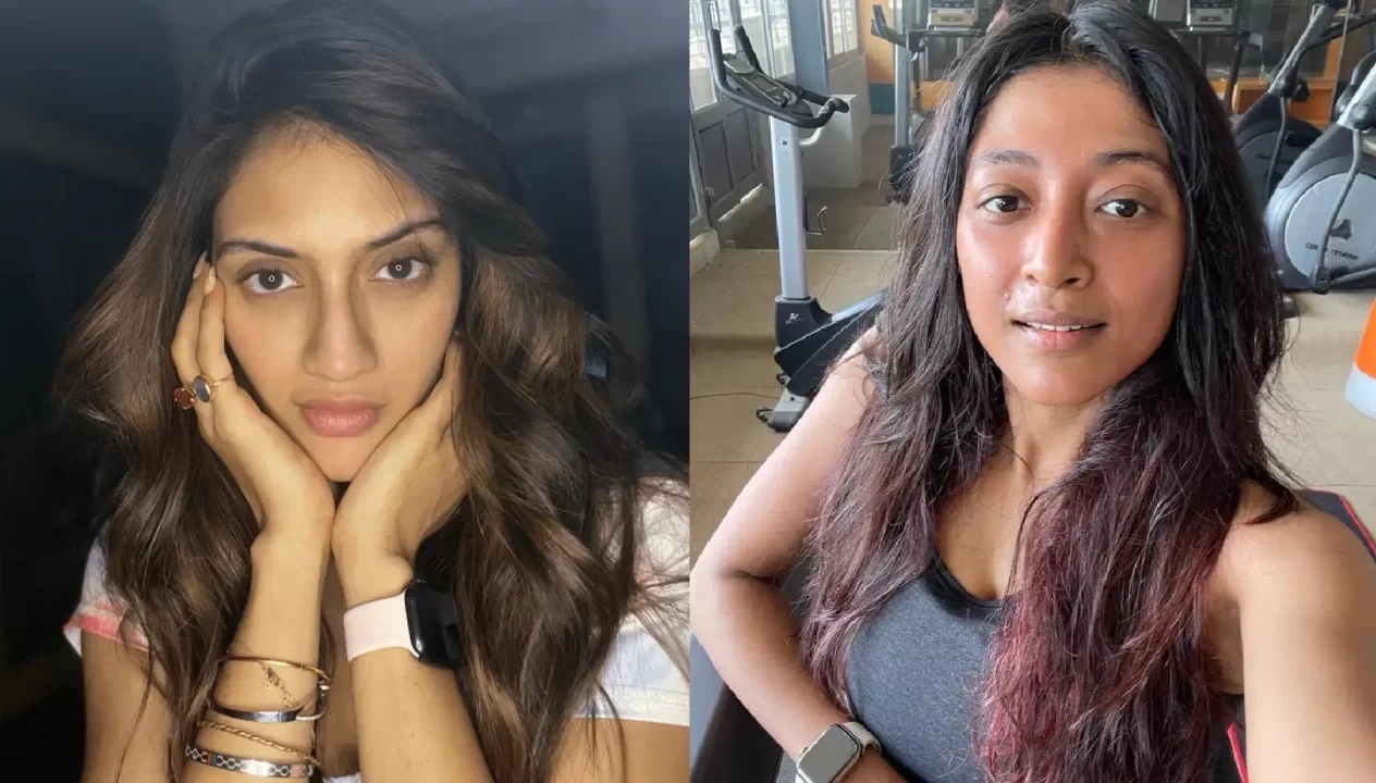 NUSRAT AND PAOLI WITHOUT MAKE UP