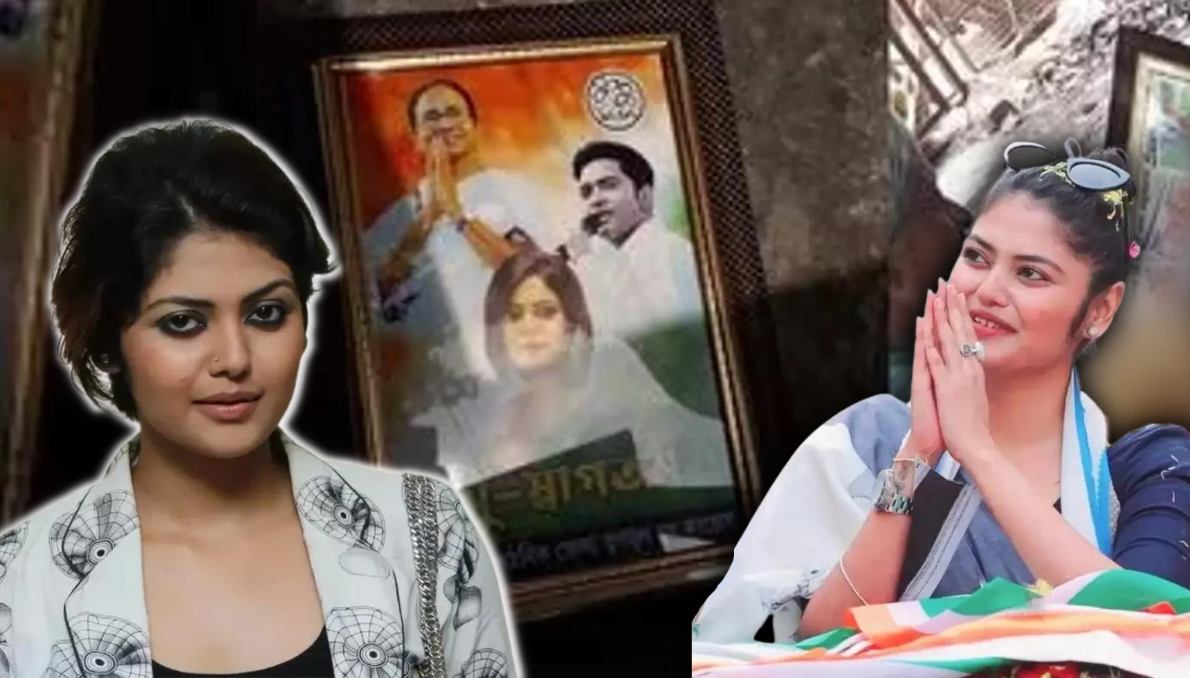 Saayoni Ghosh Threw Her Photo With Mamata Banerjee And Abhishek Banerjee In To Dustbin