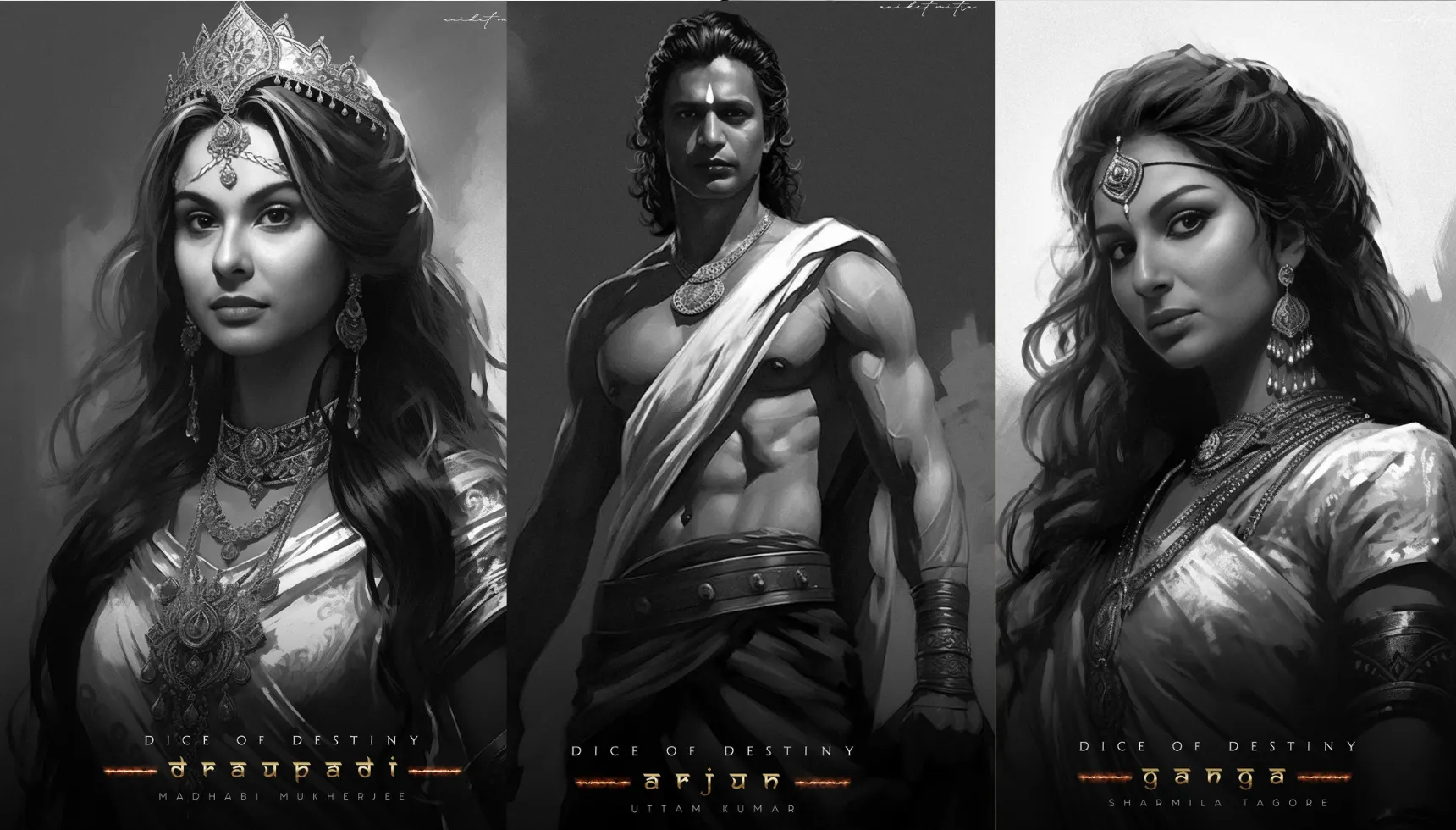 Uttam Kumar Suchitra Sen And Others As Mahabharata Characters By AI Creation