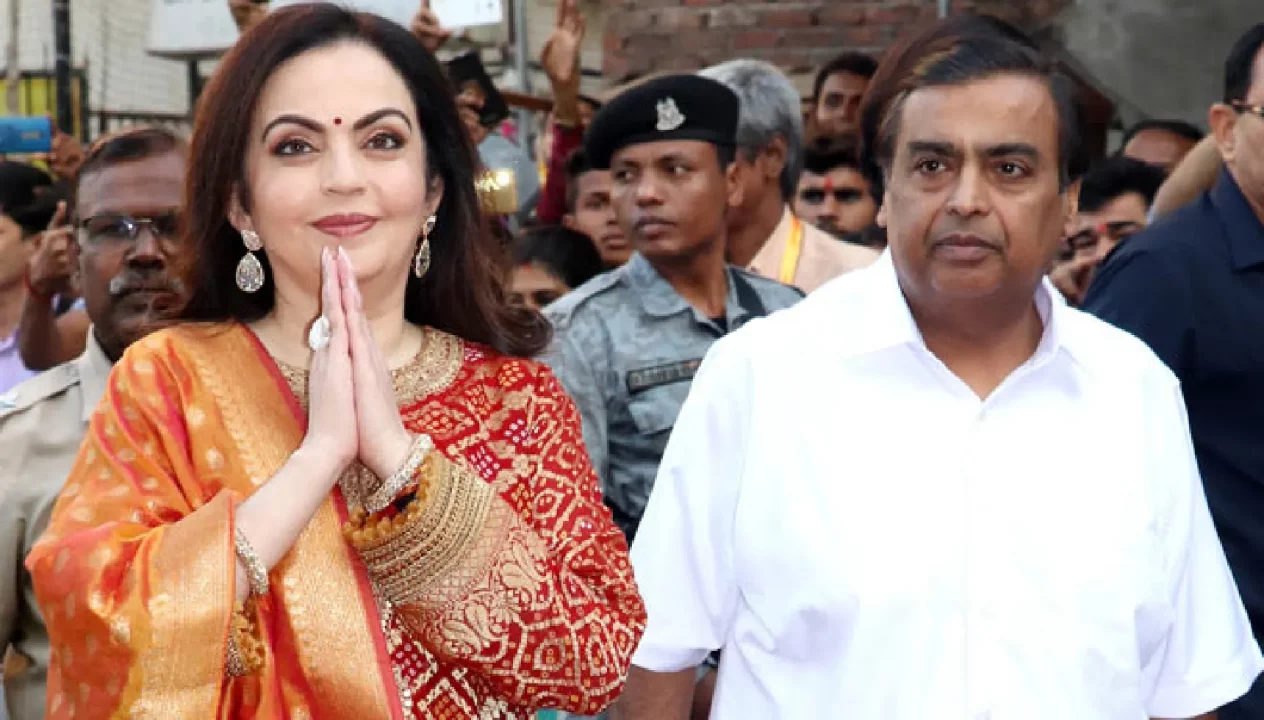 MUKESH AMBANI AND NITA AMBANI