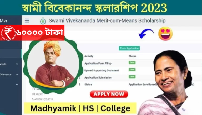 Swami Vivekananda Merit-cum-Means Scholarship Apply Online Status Check