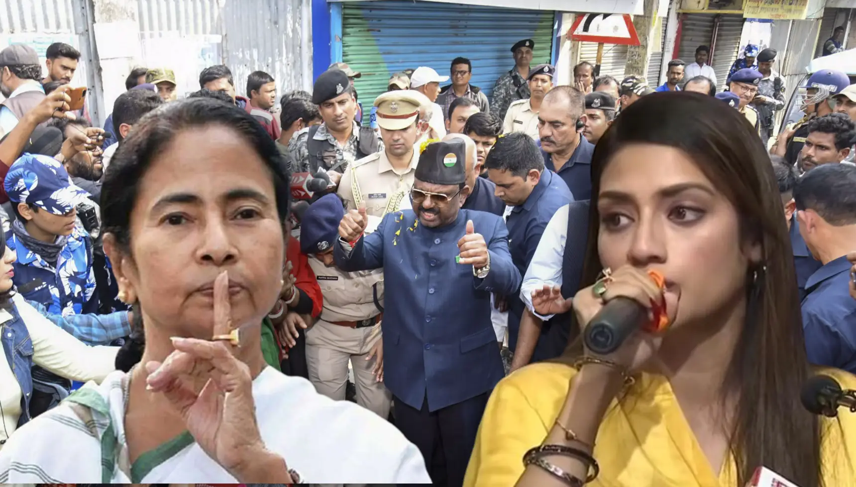Nusrat Jahan on SandeshKhali