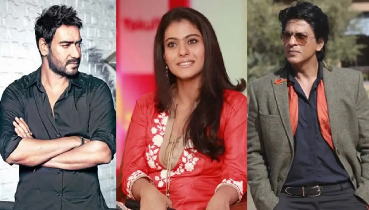 SHAH RUKH KAJOL AND AJAY