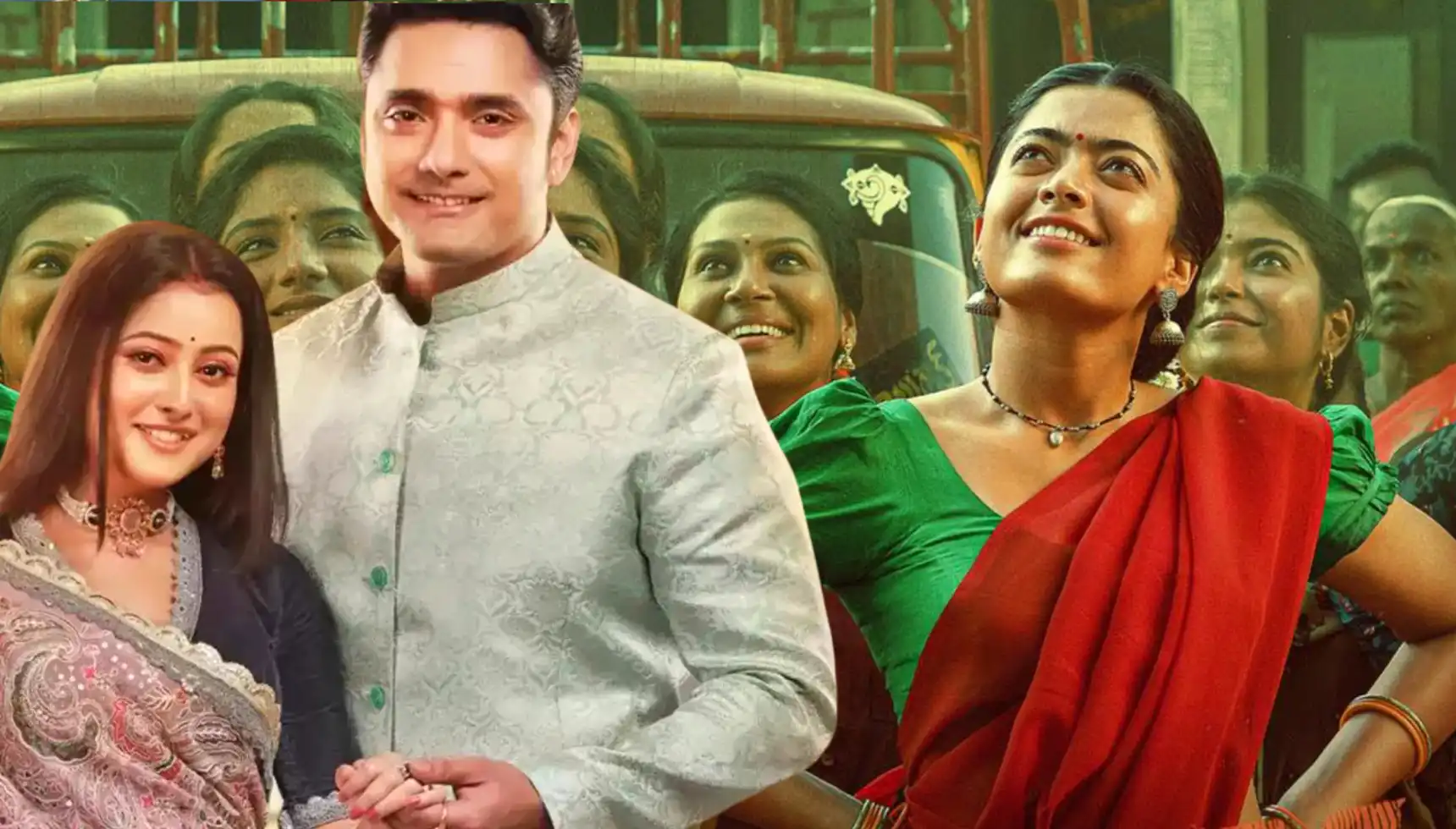 Andreyi Roy In Neem Phuler Modhu Looks Like Shri Valli In Pushpa
